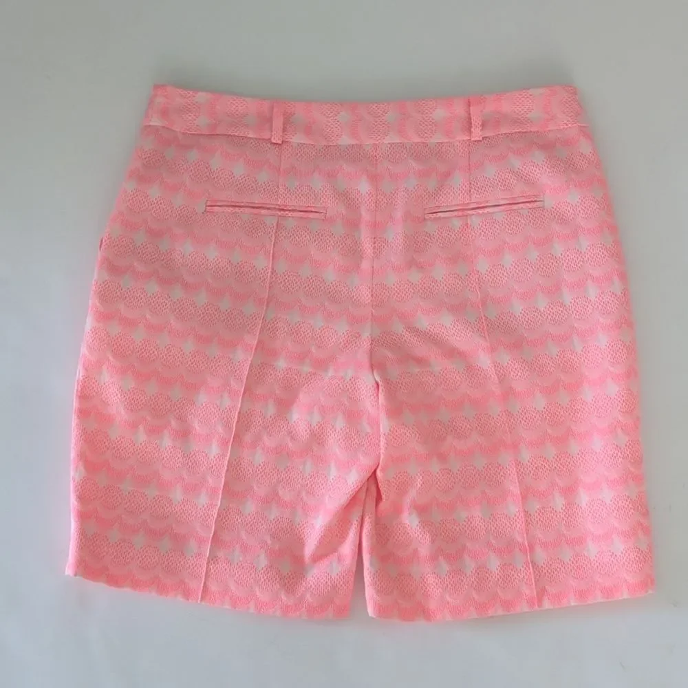 Diane Von Furstenburg Pink Boymuda Shorts Size 6